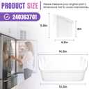 AMI PARTS 240363701 Door Bin Shelf Fit for Frigidaire, Kenmore Refrigerator Replacement Replace-240363707, 891286, AP2116105, PS430206, EAP430206