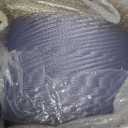 FOCUSLINE 100 Count Clear Plastic Plates 9 Inch, Disposable Heavy Duty Dinner Plates- Premium Hard Plastic Plate Fancy Disposable Clear Plates for Weddings, Parties and Events