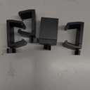 Blasoul Universal Heavy-Duty Outdoor Furniture Clips for Wicker Patio Furniture, Anti-Separation Locking System for Sectional Couch,Secures up to 2.5" Square & Round Tubes(4pcs)