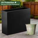 Toriexon Metal Planter Box 38" x 13” x 30”, Large Rectangular Window Box