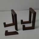 Soaoo 2 Pcs Wooden Plate Stand for Display Picture Stands Frame Holder Easel 8 Inch Table Top Easels Decorative Plaque Stand Home Decor for Display Picture, Plate, Book, Art, Photo(Brown)