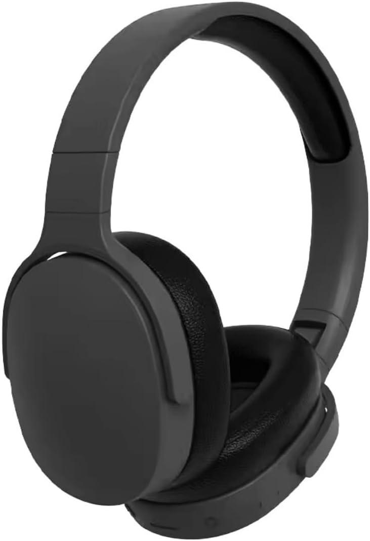 Wireless Bluetooth Headphones Over Ear ,HiFi Foldable Intelligent Noise Reduction Adjustable Wireless Headset with Microphone,Stereo Headphone with Deep Bass for Sports Travel Cellphone Tablet (Black)
