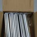 LONTAN Rear Mounting Brackets for Drawer Slide 5 Pairs B4502 Cabinet Bracket Drawer Track Guide Kitchen Replacement Parts for 1.77in(45mm) Width Furniture Gildes (Silver)