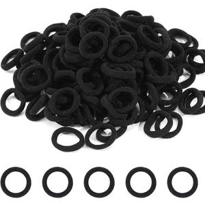 100PCS Large Cotton Ponytail Holders, Seamless Hair Ties, Elastics Hair Bands No Damage for Thick, Heavy and Curly Hair