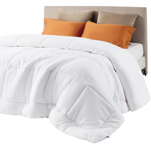 Bedsure White comforter Cover size 102x 96 inch