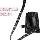 Punk Gloves Gothic Gloves Faux Leather Halloween Rivet Glove Emo Y2k Glovee Sence Accessory Motorcycle Glove