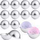 Set of 20 Bath Bomb Mold Kit, Soap Mold & Aluminum Metal Bath Bombs Press for DIY Making Supplies