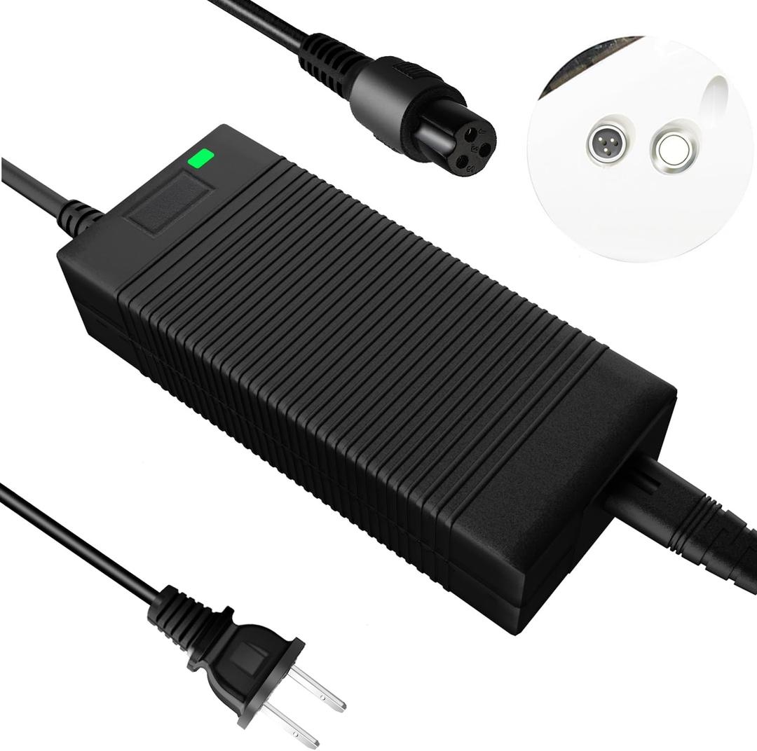 EVAPLUS UL Certified 42V 2A Fast Charger with 3-Prong 0.31" Plug for 36V Lithium Batteries- Compatible With Pocket Mod, Sports Mod, Electric Scooters