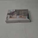 Godboat Jewelry Organizer, 4-Tier Earring Holder Organizer with 48 Holes, 6 Hooks Necklace Rack, Bracelet and Ring Stand with Wood Box, Gifts for Mothers Mom Women, Preppy Stuff & Room Decor, (White)