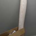 3' x 3' Beige Vinyl Floor Mat for Home, PVC Waterproof Area Mat