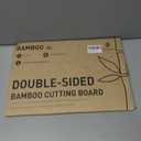 Bamboo Cutting Board Natural Non Toxic Chopping Wood Cutting Board With Juice Grooves Knife-Friendly Finish For Versatile Kitchen Use Ideal Charcuterie & Chopping Large Multi-Use New Home Must Haves (1pc: L (15"  10"))