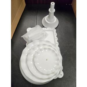 Pack of 8 White Cake Stand