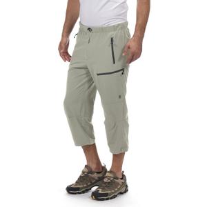Little Donkey Andy Men's Capri Pants Quick Dry 3/4 Shorts (Khaki XXL)