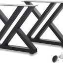 Coffee Table Legs 16 inches Tall, Modern Metal Bench Legs, Triangular Industrial Heavy Duty Coffee Table Base, DIY Iron Side Table Legs, with 4PCS Floor Protectors (Y-Shape 16)