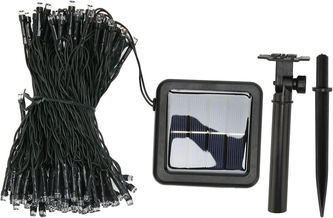 LANTRO JS LED Solar String Lights, 4 sets, 8 Modes, 200 Lamps, 22 Meters, Perfect for Christmas Parties and Weddings