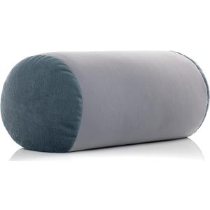 Deluxe Comfort Mooshi Squish Microbead Bed Pillow, 14" x 7" - Airy Squishy Soft Microbeads - Eighteen Fun Bubbly Colors To Choose From - Cuddly And Fun Dormroom Accessory - Bed Pillow, Space Grey
