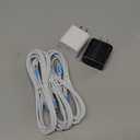 20W PD USB C Wall Charger with 6FT USB C to Lightning Cable - 2 Pack MFi Certified for iPhone 14/13 Pro/13/12/12 Mini/12 Pro Max (Black+White)