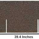 Roofing Shingles 3-Tab 39.4” by 13.1”, Brown Asphalt Shingles (8 - Count)