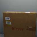 Low Profile Bladeless Ceiling Fan with Light and Remote, Flush Mount Dimmable LED Fandelier, Quiet 6-Speed Reversible Motor for Bedroom, Living Room, Modern Black