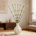 8 Pcs 32Inch Artificial Pussy Willow Branches for Vases Faux Pussy Willow Stems for Home Office Kitchen Wedding Bridal Party Indoor Outdoor Table Vase Filling Decor