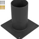 3 Inch Pier Mount Base,Heavy Duty Pier Mount Adapter for 3" Post Light Fixtures, Mounting Hardware Included