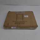 Apicizon 2 Tier End Table, Small Side Table with Solid Wood Legs, Boho Bedside Table with Storage Shelf, Nightstand for Small Spaces, Bedroom, Living Room, Entryway, Easy Assembly, Rustic Oak (1 Set)