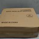 Heavy Duty Plastic Hangers 50 Pack, Space Saving Clothes Hangers, Non-Slip, 0.2 Inches Slim, 360 Swivel Silver Hook for Shirts, Sweaters & Pants, Black and Dark Gray