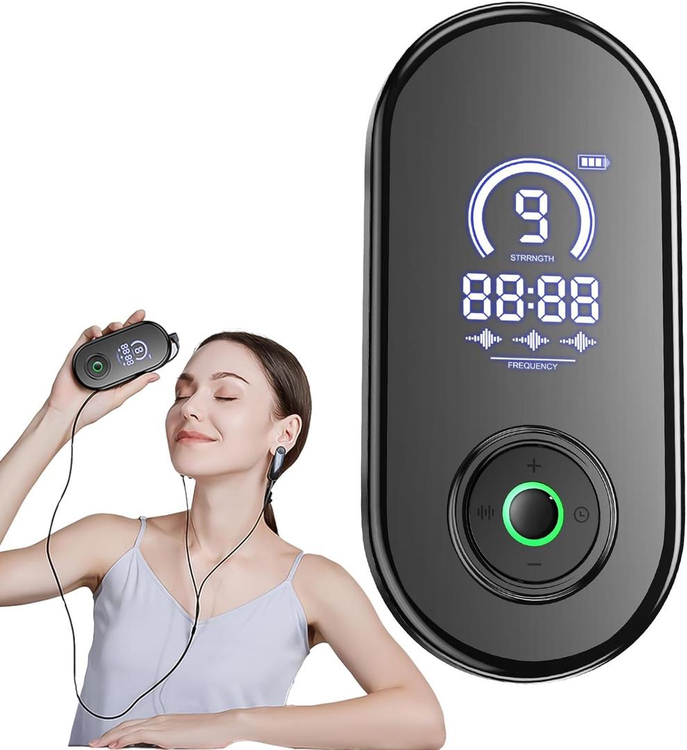 Auricular Vagus Nerve StimulatorSleep Aid Device Improve Deep Sleep,Black