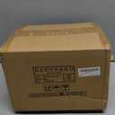 Barnyard Designs Large Dog Treat Container Airtight with Lid, Cute Rustic Ceramic Dog Treat Storage Jar for Kitchen Counter (White)