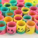 30 Pack Spring Rainbow Magic Fidget Stress Coil Mini Springs Bulk Toys for Party Favor Carnival Prize Birthday Goodie Bag Stuffers for Kids Boys Girls