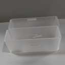 Shellwei 4 Pcs Acrylic Display Risers Rectangular Clear Cupcake Stand Holder Large Shelf Risers for Figures, Dessert Shelves for Party, Stands for Decoration and Organize (12'' X 5'' X 3.3'')