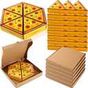 28 Pcs Turtle Themed Pizza Slice Boxes Sets, 5.9 x 5.9 x 5.1 inches