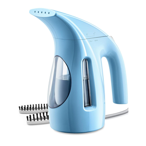 HiLIFE Steamer for Clothes, Portable Handheld Design, 240ml Big Capacity, 700W, Strong Penetrating Steam, Removes Wrinkle, for Home, Office and Travel(ONLY FOR 120V)(Blue)