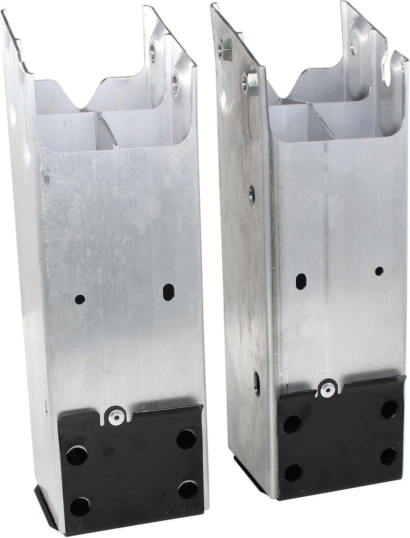 Front Left and Right Side Bumper Reinforcement Rail Extension Brackets Crush Can Kit for Tesla Model 3 2017-2023