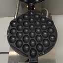 VEVOR Commercial Bubble Waffle Maker, 1400W Egg Bubble Puff Iron w/ 180 Rotatable 2 Pans & Wooden Handles, Stainless Steel Baker w/Non-Stick Teflon Coating, 50-250/122-482 Adjustable