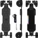 isinwheel V4/V6/V6pro/V8/V10 Electric Skateboard with Remote, 250W/450W/500W/1200W/3000W Brushless Motor, 9Mph/12Mph/30 Mph /32Mph Top Speed, Electric Longboard for Adults Teens