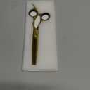 Hair Thinning Scissors Cutting Teeth Shears Professional Barber ULG Hairdressing Texturizing Salon Razor Edge Scissor Japanese Stainless Steel with Detachable Finger Ring 6.5 inch, Gold