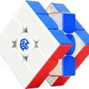 GAN 16 Maglev Speed Cube 3x3 Magnetic, 88 Magnets Omni-Directional Positioning, 62g Lightweight Professional Speedcube, Brain Teaser Puzzle Fidget Toy for Kids Adults, 2025 Flagship UV Version GAN16