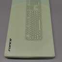 FOPETT Keyboard and Mouse Sets, Wireless, Reliable 2.4 GHz Connectivity for PC,Laptop,Smart TV and More (Black Colorful)