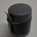 10oz Soup Thermo for Hot Food Kids Insulated Food Jar,Thermo Hot Food Lunch Container, Width Mouth Stainless Steel Lunch Box for Kids with Spoon (Black) (Black)