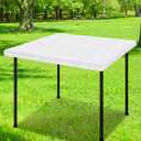 Smiry Square Table Cloth, Waterproof Plastic Table Cover, 34" x 34"