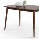 Zinus Jen 47 Inch Wood Dining Table/Solid Wood Kitchen Table/Easy Assembly, Espresso