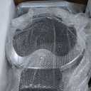 Antlu Barber Chair Salon Chair Hair Stylist, Vintage Heavy Duty 700lbs Hair Styling Chairs for Barbershop Beauty Tattoo Massage (Black-Silver)