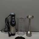 FRESKO Immersion Handheld Blender 500W with 700ml Beaker, 12-Speed & Turbo Mode Hand Blender Stick, 304 Stainless Steel Blades for Soup, Smoothie, Puree, Baby Food (Blender+Measuring Cup)