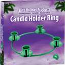 Advent Candle Holder for Candles -Advent Ring for Tapper Candles - Season Centerpiece Decorations Dcor - DIY Advent Wreath Candelabra