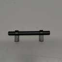 Ravinte 5 Pack 5 Inch Cabinet Pulls Kitchen Cupboard Handles with Round Base Matte Black Drawer Pulls Cabinet Handles 5" Length, 3" Hole Center