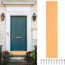 uxcell Door Kick Plate, 6 x 30 Inches Anodized Aluminum Kick Plate Door Plate, 1.5mm (1/16 Inch) Thickness, for Exterior Front Door or Back Door, Copper Gold (Single Pack)