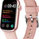 MorePro Fitness Tracker, Heart Rate Monitor Blood Pressure Activity Tracker with Blood Oxygen, IP68 Wateproof Sleep Tracker Sport Bracelet Pedometer Step Calories Smartwatch Women