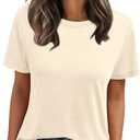 AUTOMET Summer Tops Womens Spring Short Sleeve Shirts Beach Vacation Clothes Fashion Plus Size Tshirts for Teen Girls 2025, Size XL