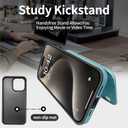 GUERNICA for iPhone 16 Pro Max Wallet Case with RFID Blocking Card Holder for Women Men, Kickstand Shockproof Phone Case for iPhone 16 Pro Max(6.9"),Light Green